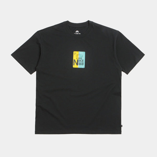 NIKE SB BUS PASS TEE - BLACK
