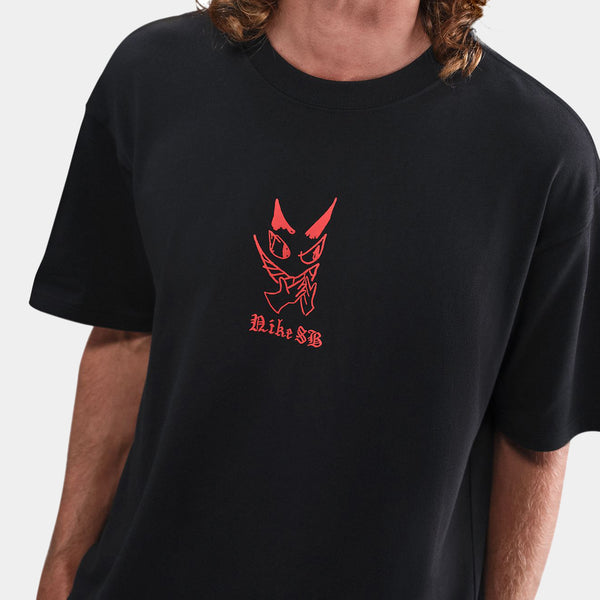 NIKE SB CHARCOAL DUNK TEE - BLACK