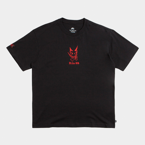 NIKE SB CHARCOAL DUNK TEE - BLACK