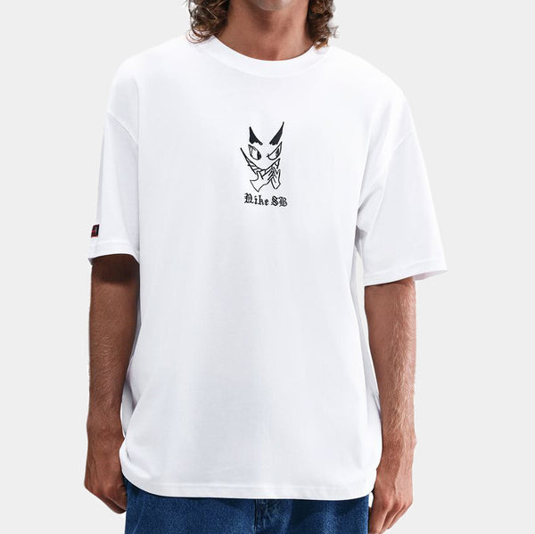 NIKE SB CHARCOAL DUNK TEE - WHITE