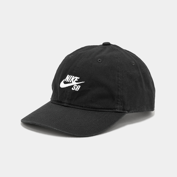 NIKE SB CLUB HAT - BLACK/WHITE