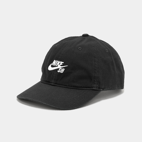 NIKE SB CLUB HAT - BLACK/WHITE