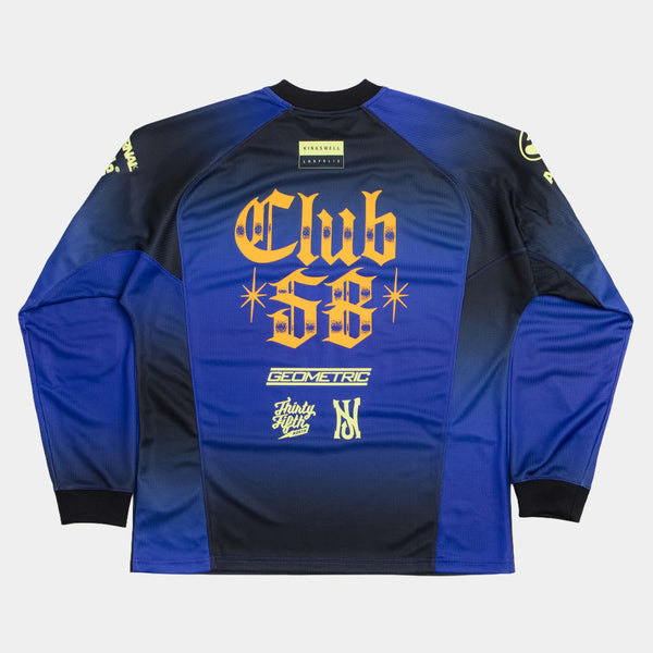 NIKE SB FC LONG SLEEVE JERSEY - DARK CONCORD