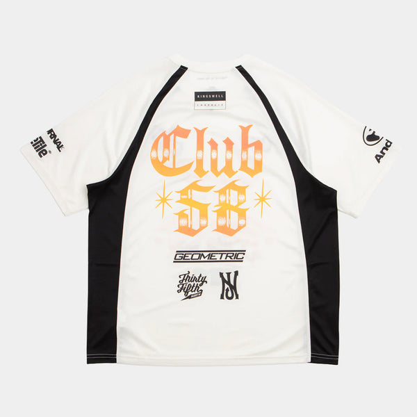 NIKE SB FC SHORT SLEEVE JERSEY - SAIL/BLACK