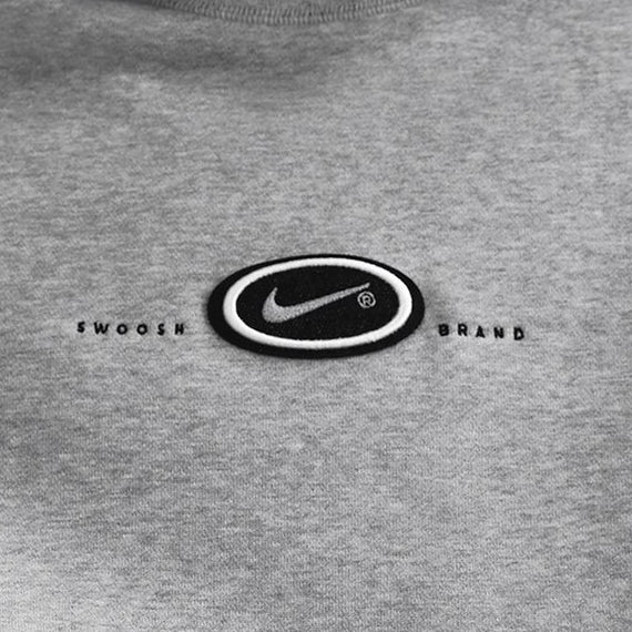 NIKE SB X KOSTON FLEECE CREWNECK -  DARK GREY HEATHER