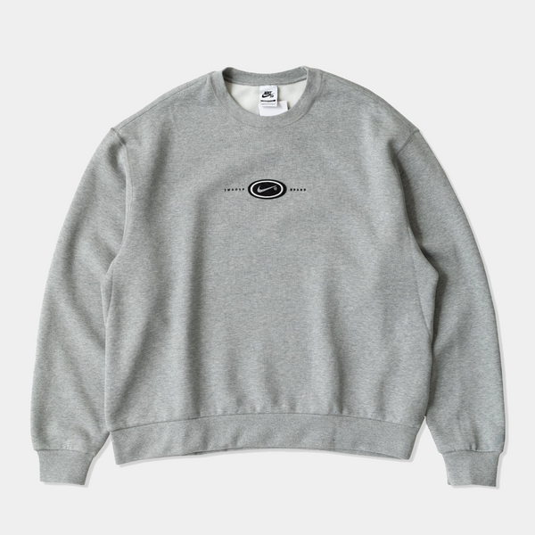 NIKE SB X KOSTON FLEECE CREWNECK -  DARK GREY HEATHER
