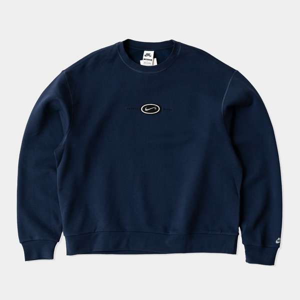 NIKE SB X KOSTON FLEECE CREWNECK -  MIDNIGHT NAVY