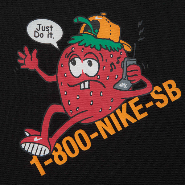 NIKE SB FLIP PHONE TEE - BLACK