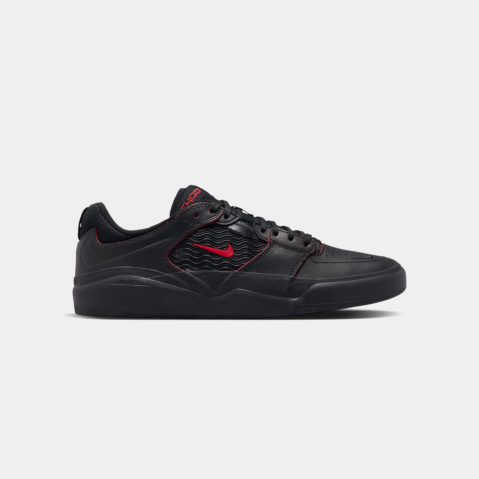 NIKE SB ISHOD PREMIUM BLACK UNIVERSITY RED DV5473 001 PLA Skateboarding
