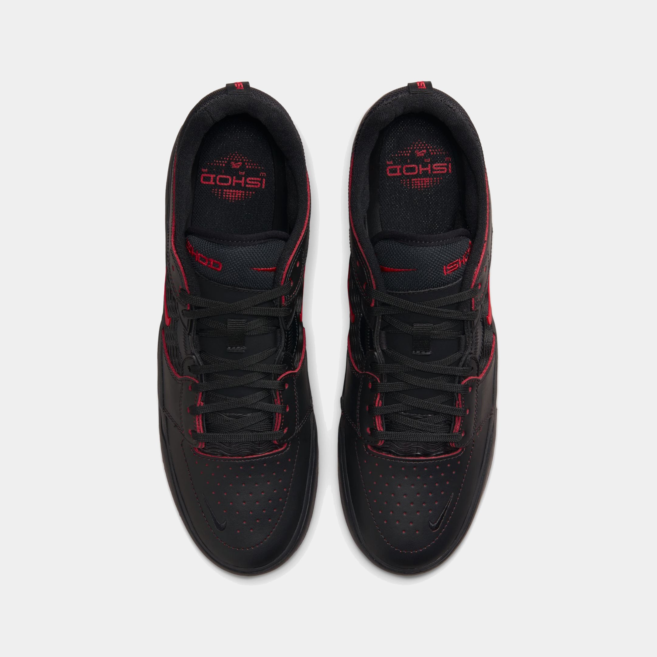 NIKE SB ISHOD PREMIUM BLACK UNIVERSITY RED DV5473 001 PLA Skateboarding