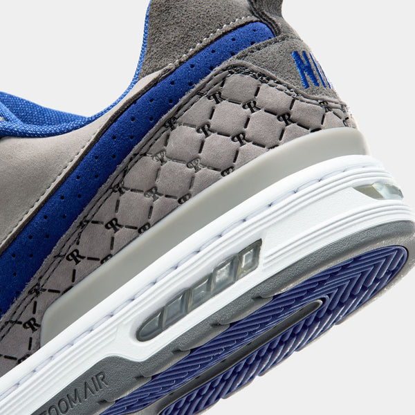 NIKE SB PAUL RODRIGUEZ ZOOM AIR LOW -  FLINT GREY/DEEP ROYAL BLUE