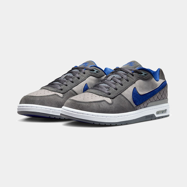 NIKE SB PAUL RODRIGUEZ ZOOM AIR LOW -  FLINT GREY/DEEP ROYAL BLUE