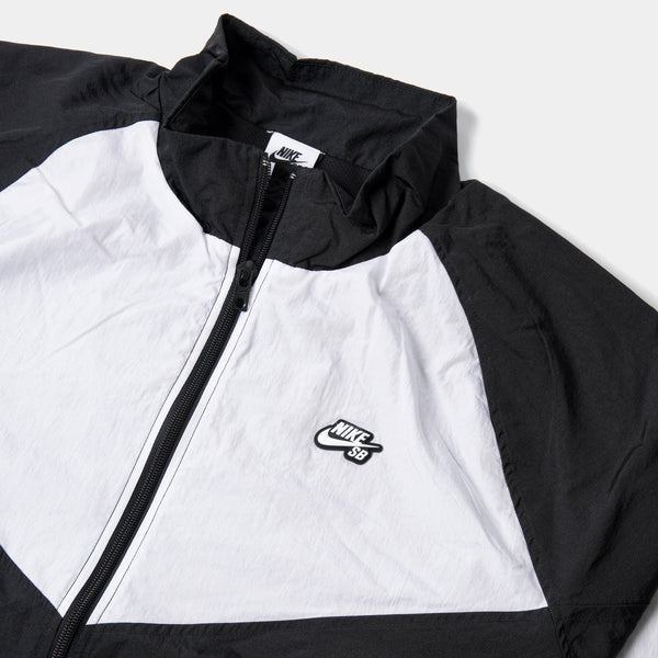 NIKE SB PAVAN SKATE JACKET - BLACK/WHITE