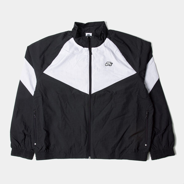 NIKE SB PAVAN SKATE JACKET - BLACK/WHITE