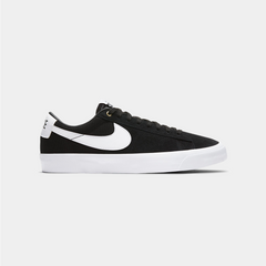 NIKE SB ZOOM BLAZER LOW PRO GT - BLACK/WHITE DC7695-002 - PLA
