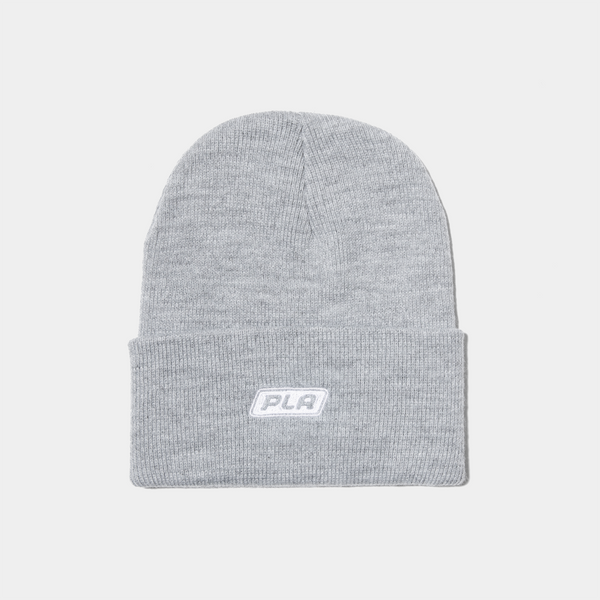 PLA CLASSIC LOGO BEANIE - HEATHER GREY