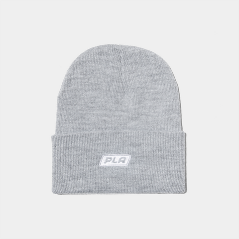 PLA CLASSIC LOGO BEANIE - HEATHER GREY