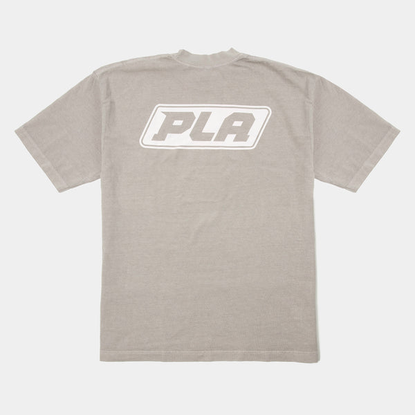 PLA CLASSIC LOGO TEE - DARK SILVER