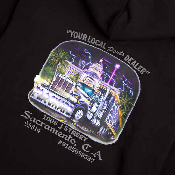 PLA PARTS DEALER HOODIE - BLACK