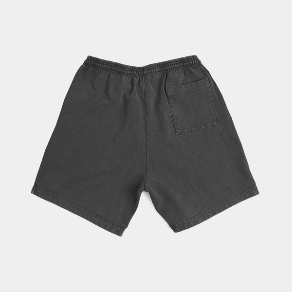PLA BEAM LOGO SHORT - PIGMENT DYED BLACK