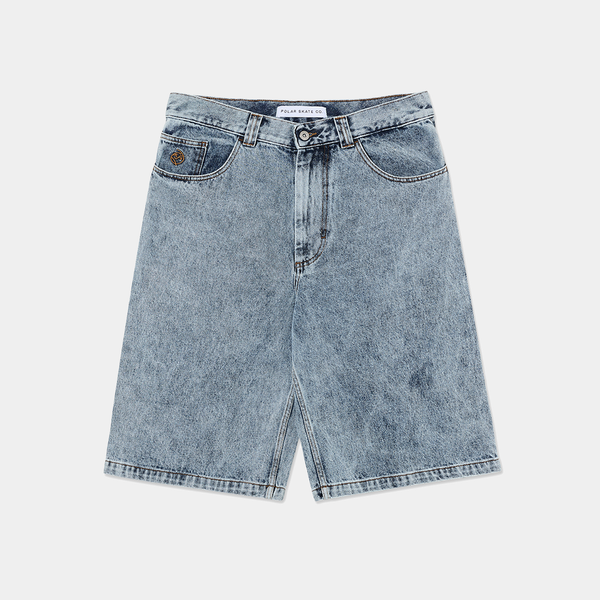 POLAR BIG BOY SHORTS - HEAVY WASHED BLUE