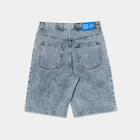 POLAR BIG BOY SHORTS - HEAVY WASHED BLUE
