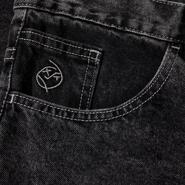 POLAR BIG BOY SHORTS - SILVER BLACK