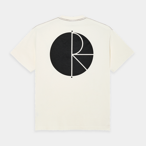 POLAR CONTRAST FILL LOGO TEE - IVORY/BLACK
