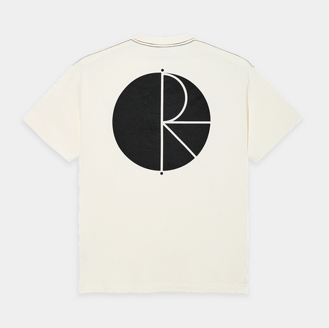 POLAR CONTRAST FILL LOGO TEE - IVORY/BLACK
