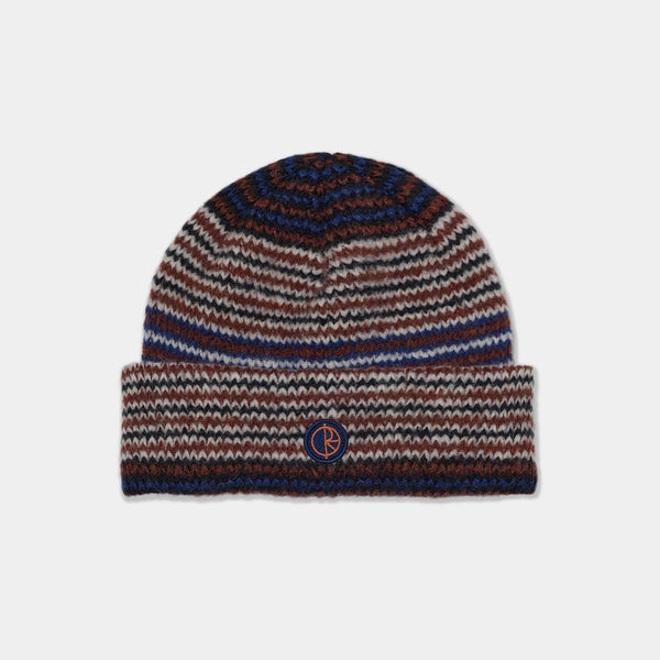 POLAR GEORGE BEANIE - BLUE/ORANGE
