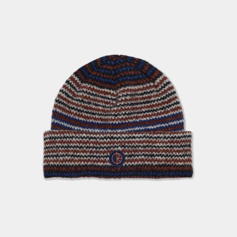 POLAR GEORGE BEANIE - BLUE/ORANGE