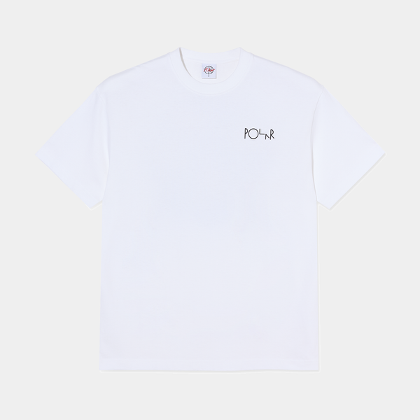 POLAR MÄRTAS ROSES FILL LOGO TEE - WHITE
