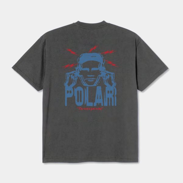 POLAR NOISE TEE - GRAPHITE