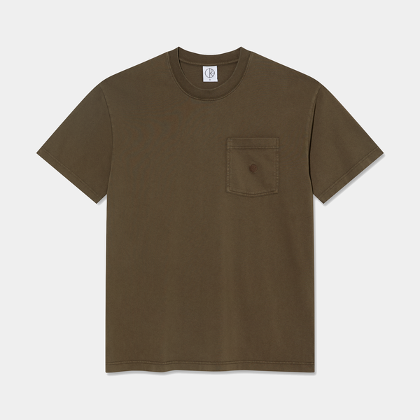 POLAR POCKET TEE - BROWN