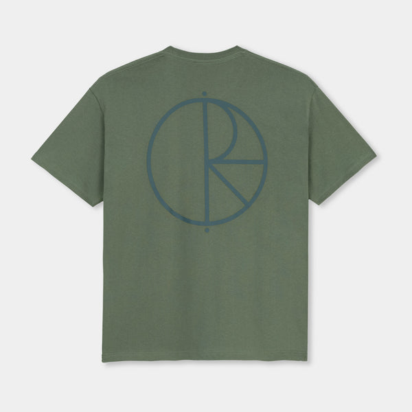 POLAR STROKE LOGO TEE - JADE GREEN/DARK GREEN