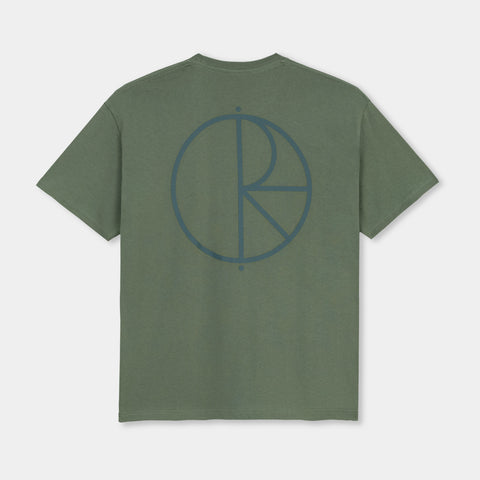 POLAR STROKE LOGO TEE - JADE GREEN/DARK GREEN