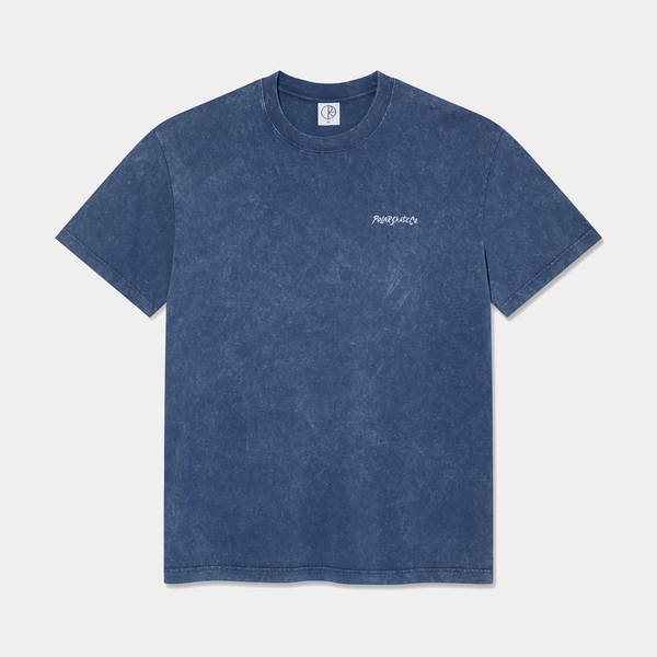 POLAR SURF LOGO ACID TEE - DARK BLUE