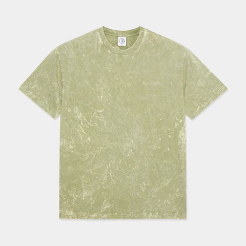 POLAR SURF LOGO ACID TEE - LIGHT GREEN