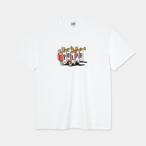 POLAR TRUMPETS TEE - WHITE