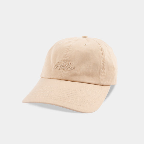 POLAR VARSITY LOGO SAM HAT - ECRU