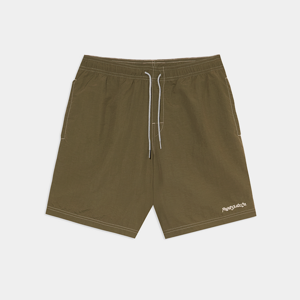POLAR ZIGGY SWIM SHORTS - ARMY GREEN