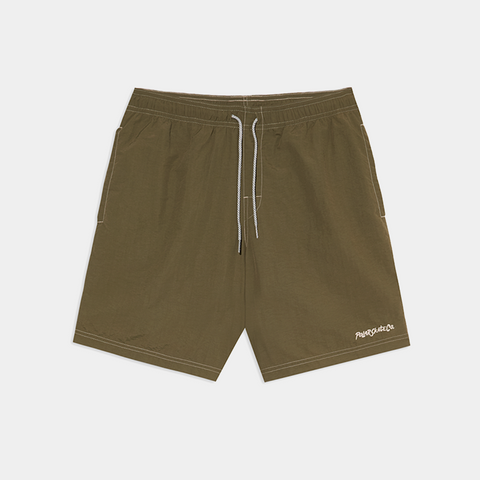 POLAR ZIGGY SWIM SHORTS - ARMY GREEN