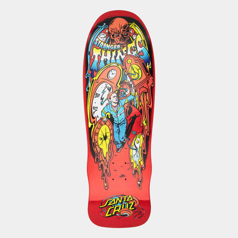 SANTA CRUZ X STRANGER THINGS GRABKE MAX MELTING CLOCK DECK