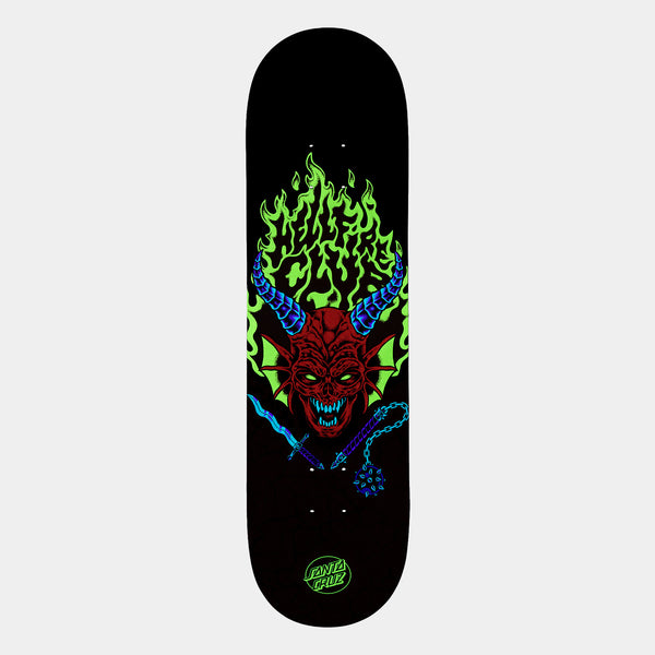 SANTA CRUZ X STRANGER THINGS HELLFIRE CLUB DECK