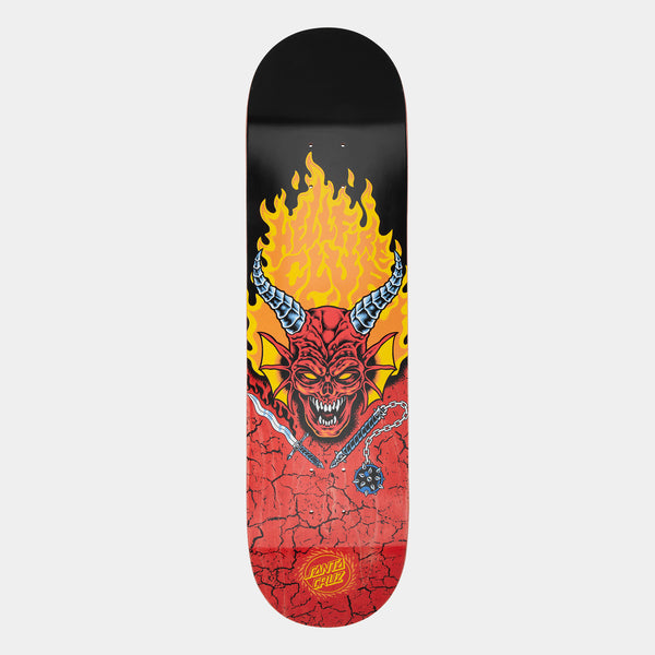 SANTA CRUZ X STRANGER THINGS HELLFIRE CLUB DECK