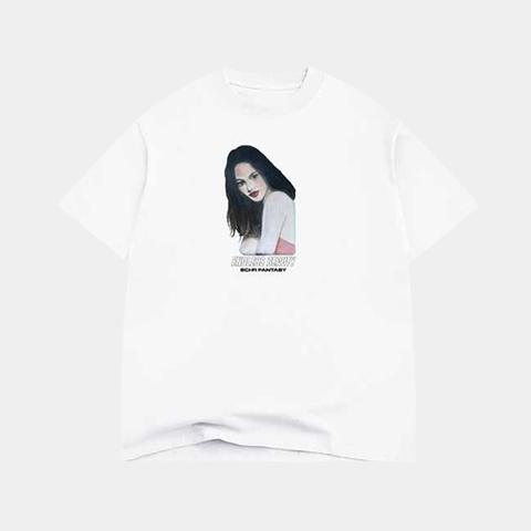 SCI-FI FANTASY GLASS WOMAN TEE - WHITE