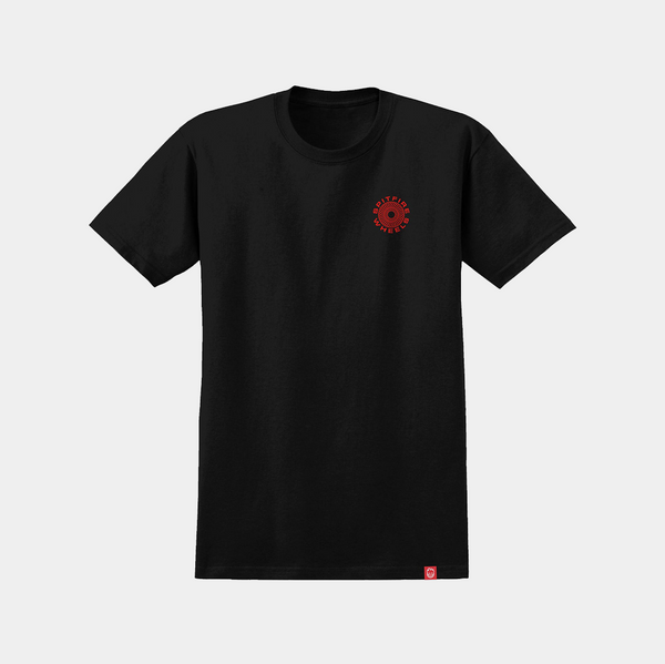 SPITFIRE CLASSIC '87 SWIRL FILL TEE - BLACK/RED