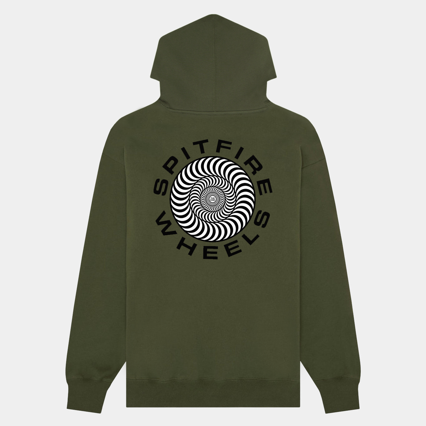 SPITFIRE CLASSIC '87 SWIRL FILL ZIP HOODIE - ARMY/BLACK - PLA SPITFIRE CLASSIC '87 SWIRL FILL ZIP HOODIE - ARMY/BLACK - PLA