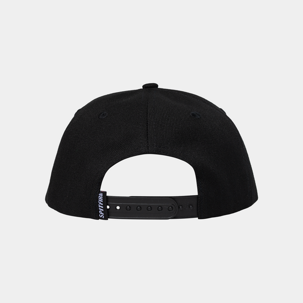 SPITFIRE CLASSIC '87 SWIRL PATCH HAT - BLACK/BLACK/WHITE