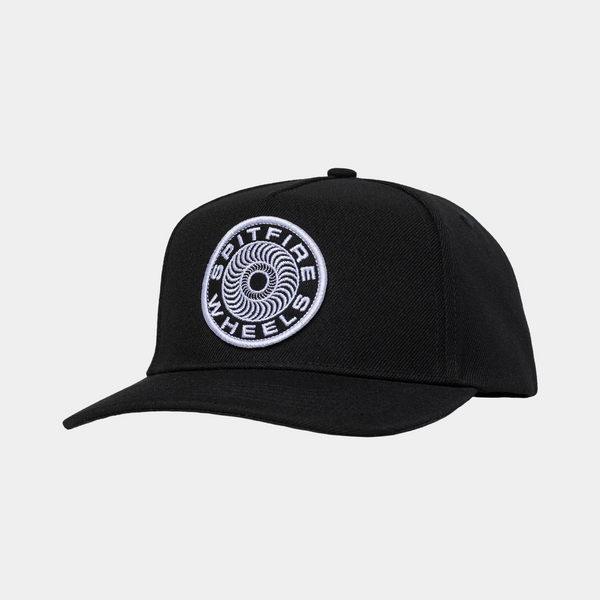 SPITFIRE CLASSIC '87 SWIRL PATCH HAT - BLACK/BLACK/WHITE